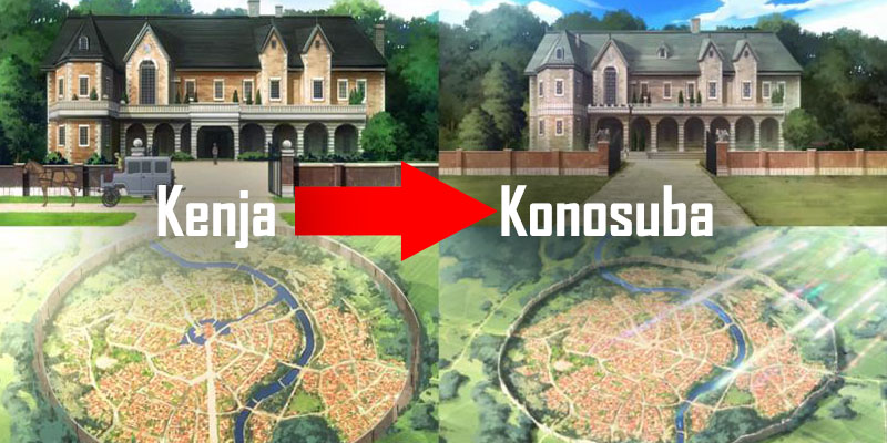 Kenja no Mago está no mundo de Konosuba ou o estúdio é só